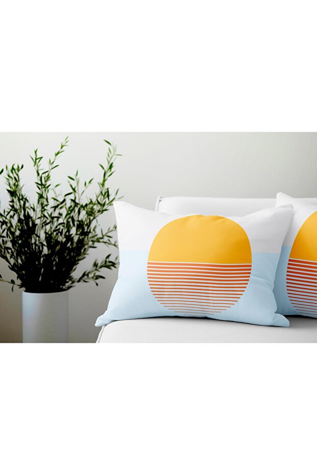 2-Piece Ds95 - Double-Sided Rectangular Throw Pillow Cover - 2