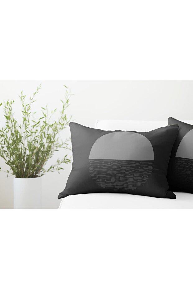 غطاء وسادة مستطيل مزدوج الجوانب 2 قطعة DS27 - 2