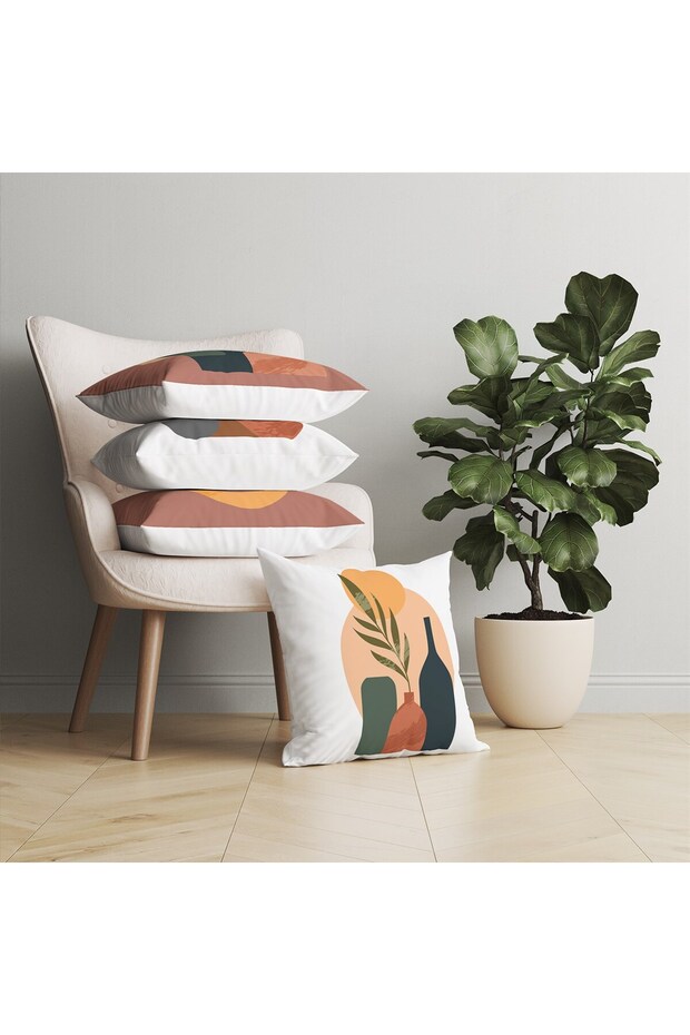 مجردة 4 قطعة رمي وسادة القضية DS33 - 2