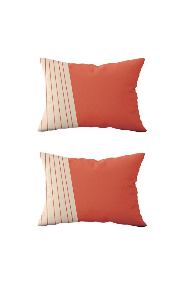 غطاء وسادة مستطيل مزدوج الجوانب مكون من قطعتين DS30 - 1