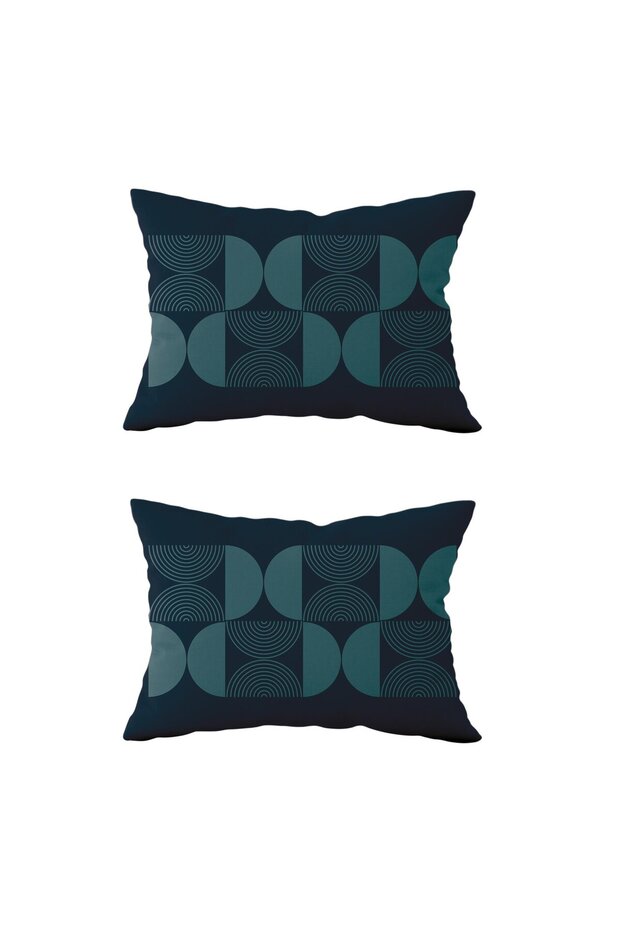 غطاء وسادة مستطيل مزدوج الجوانب مكون من قطعتين DS32 - 1