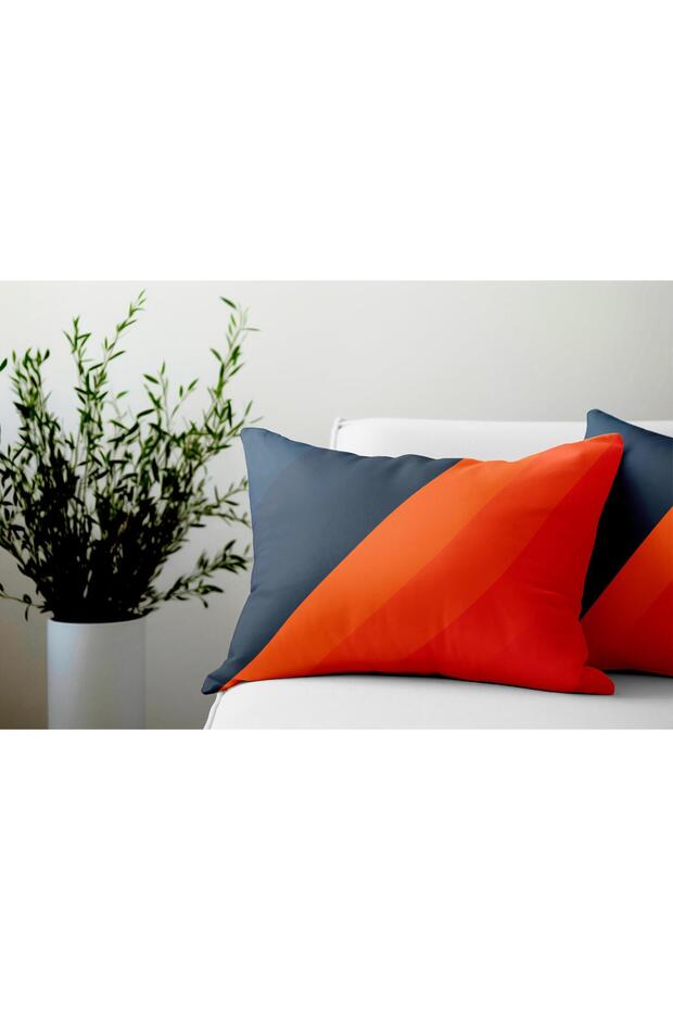 2 قطعة DS98 - غطاء وسادة مستطيل مزدوج الجوانب - 2