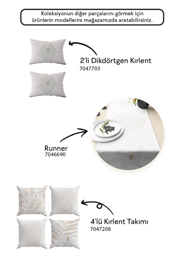 4’lü Kırlent Kılıfı KL21 - 2