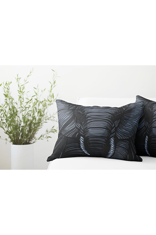 Double Sided Rectangular Throw Pillow Cover 2-Piece DS47 - 2