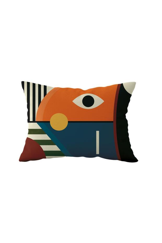 غطاء وسادة مستطيل مزدوج الجوانب مكون من قطعتين DS20 - 3