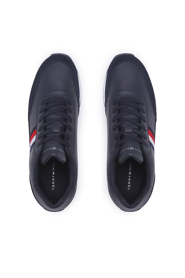 Tommy Hılfıger Core Eva Runner Corporate Lea Erkek Ayakkabı Fm0fm04397-dw5 - 3