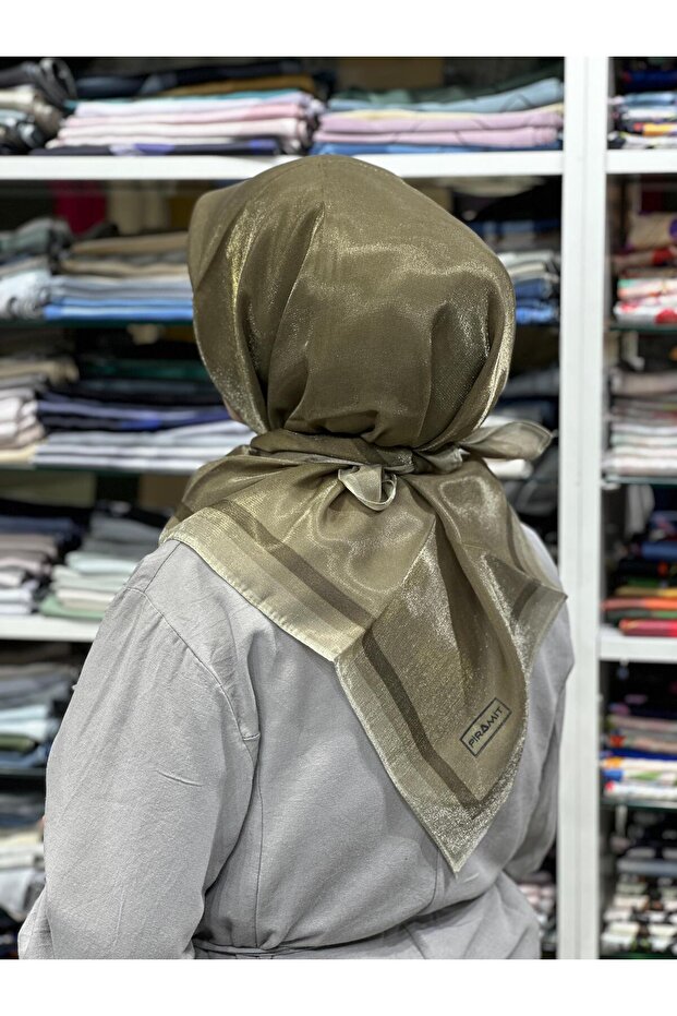 Kehribar Simli Eşarp - 3