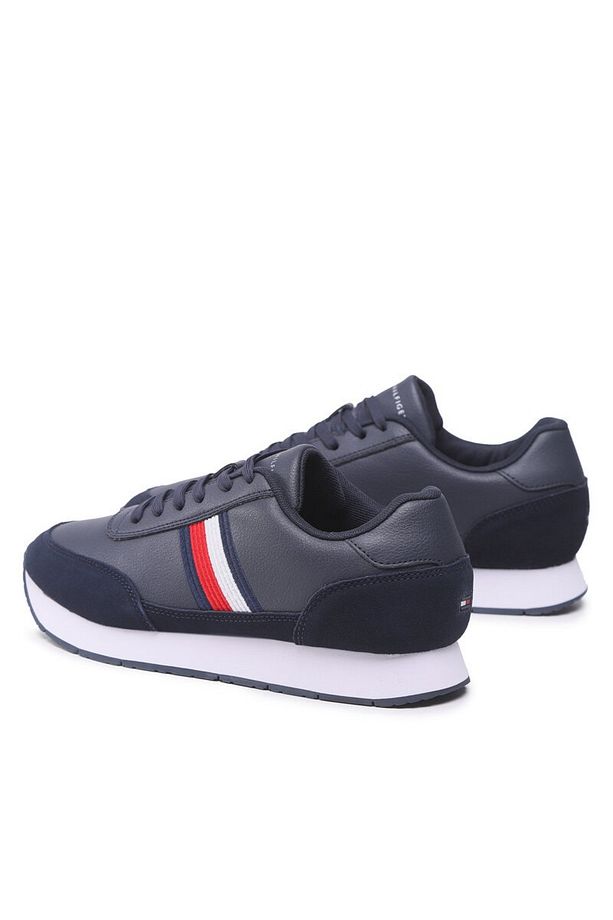 Tommy Hılfıger Core Eva Runner Corporate Lea Erkek Ayakkabı Fm0fm04397-dw5 - 2