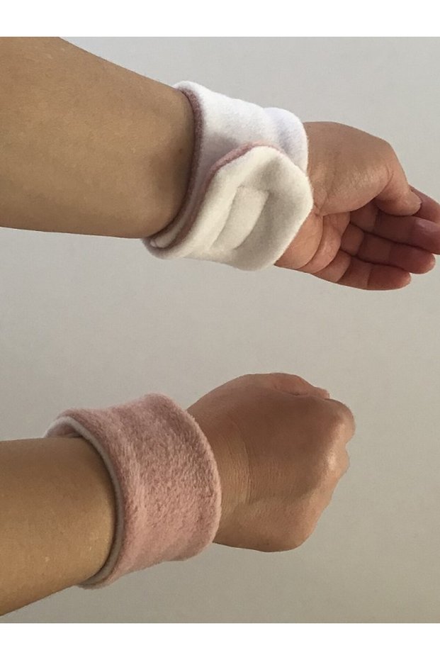 Polar Wristband Double Arm Band with Two-Sided Velcro Tape for Sports Spa Face Washing