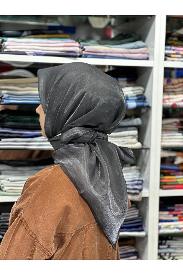 Kehribar Simli Eşarp - 1