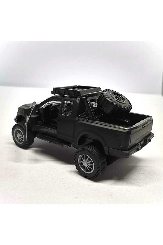 نموذج معدني JEEP أبواب سوداء قابلة للسحب والإفلات يمكن نقلها بمقياس 1:36 - 5