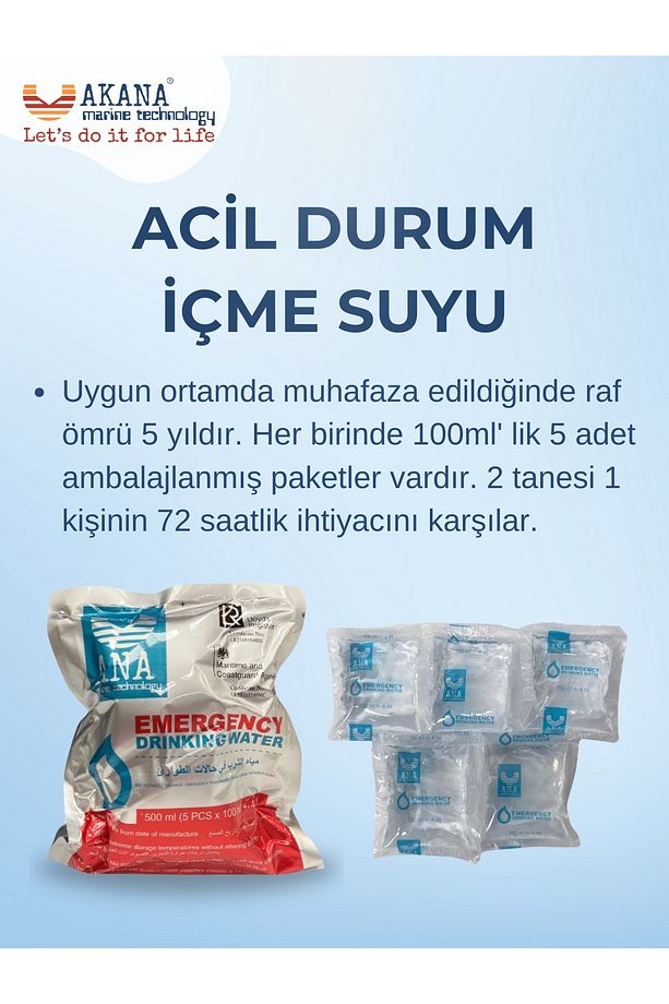 Deprem-afet Çantası Tek Özel Gıda Ve Su Içeren 3 Kişilik Set - 5