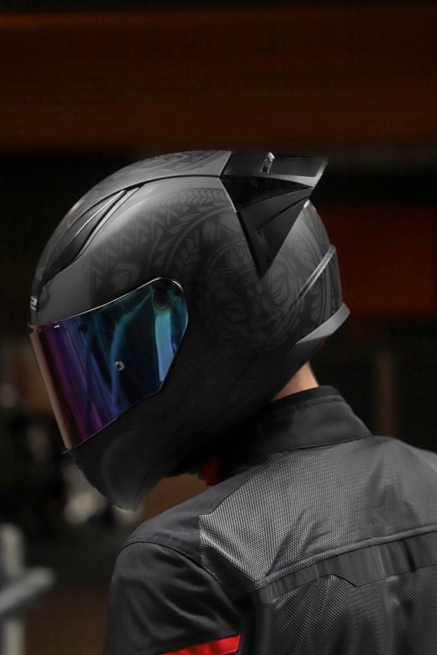 Rapıd 2 Race Takaroa Mat Siyah Kask + Spoiler - 3