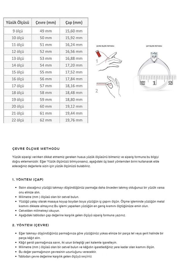 14 Ayar Sarı Altın Trend Minimal Yüzük - 7
