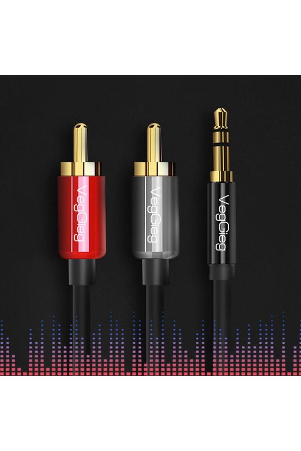 3.5mm AUX to 2 RCA Ses Kablosu 1 Metre star buy bz 1087243 - 5
