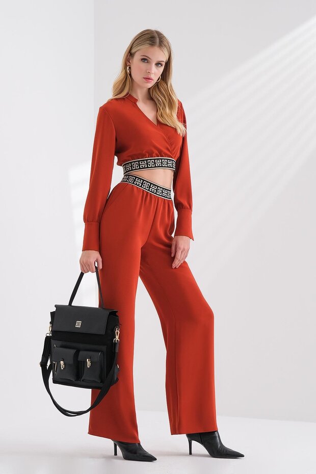 Logo Lastikli Pantolon - 2