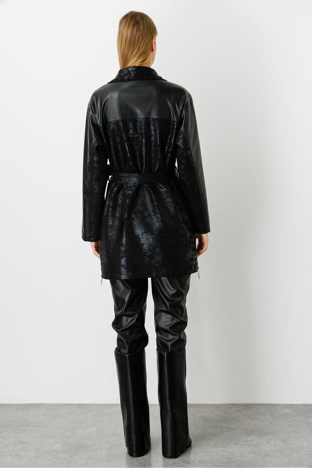 Modailgi Torba Cepli Deri Kap Siyah - 5