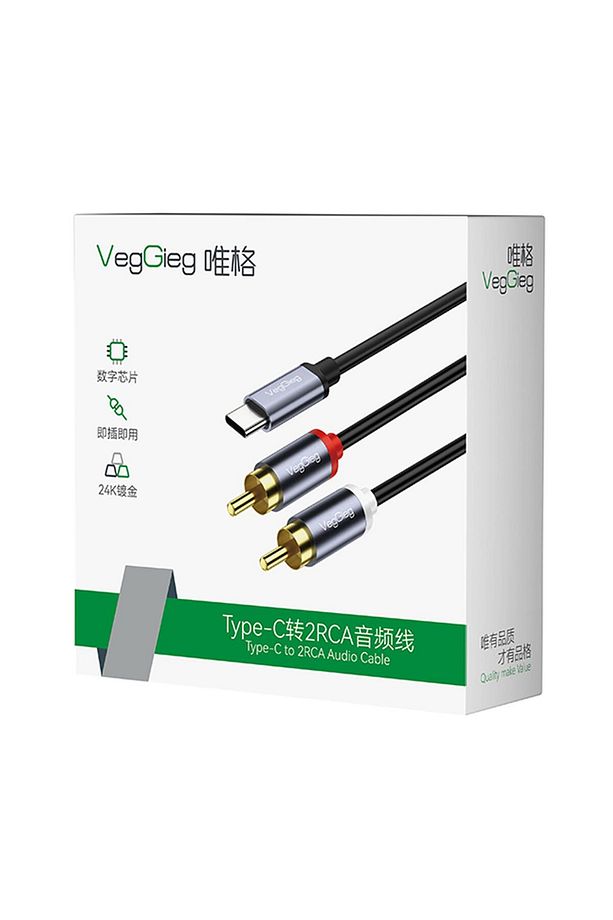 Usb Type-c To 2 Rca Ses Kablosu 1.5 Metre - 5