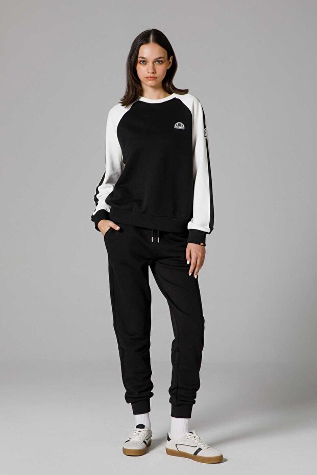 Kadın Sweatshirt Siyah - 3