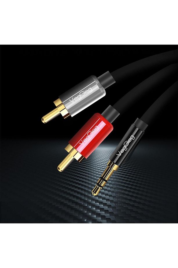 WHERE 3.5mm AUX to 2 RCA Ses Kablosu 1.5 Metre ZTML SYFT 1139610 - 4