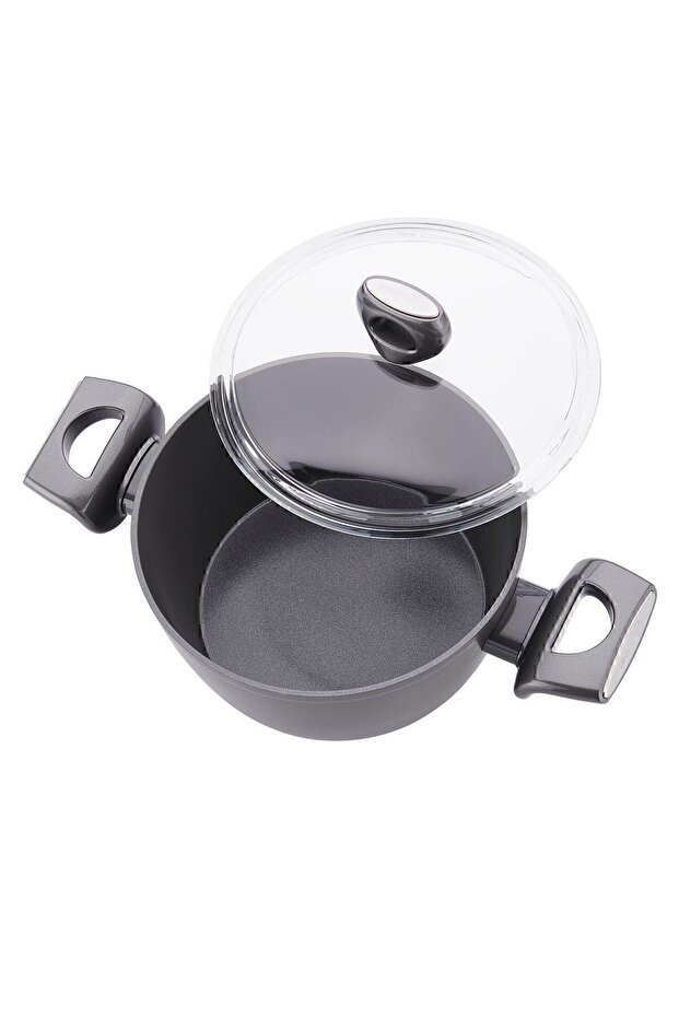 طقم أواني طهي نورا سيراميك جرانيت، ٧ قطع، أسود / A3942 - 4