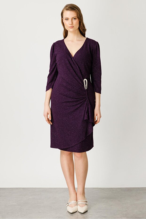 Modailgi  Elbise Mürdüm - 1