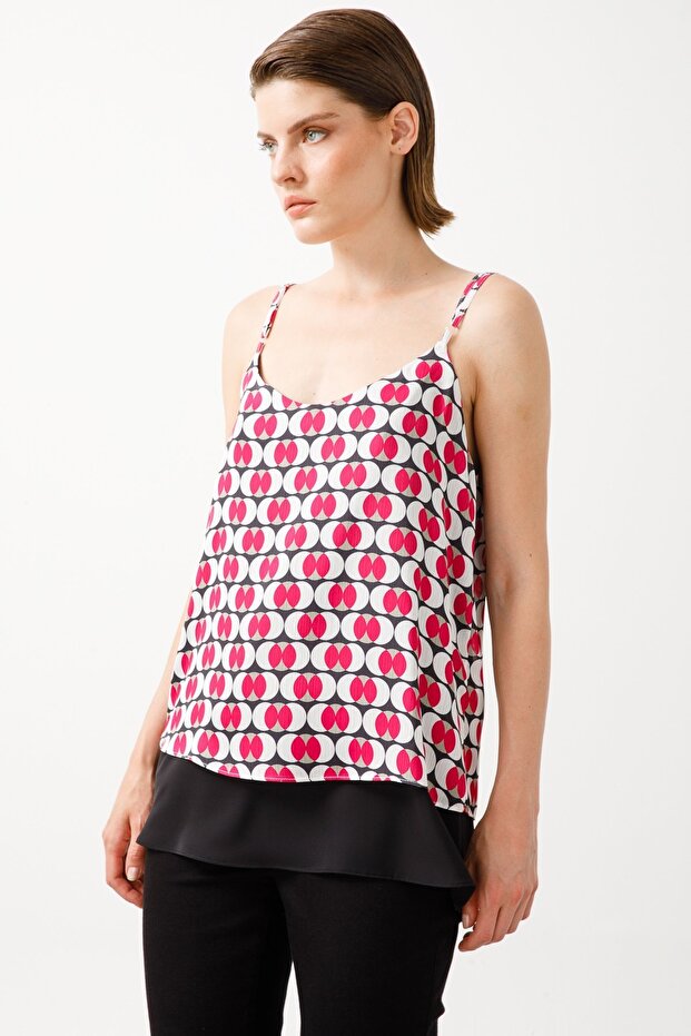 Modailgi Çift Kat Atlet Fuşya - 3