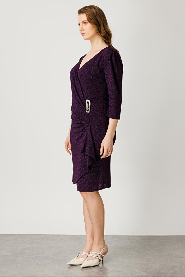 Modailgi  Elbise Mürdüm - 3