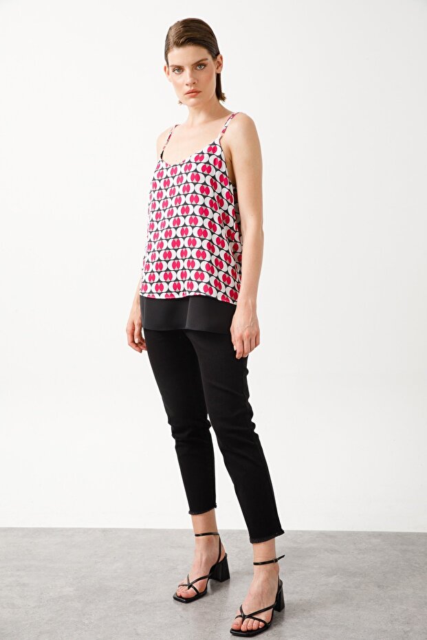 Modailgi Çift Kat Atlet Fuşya - 1