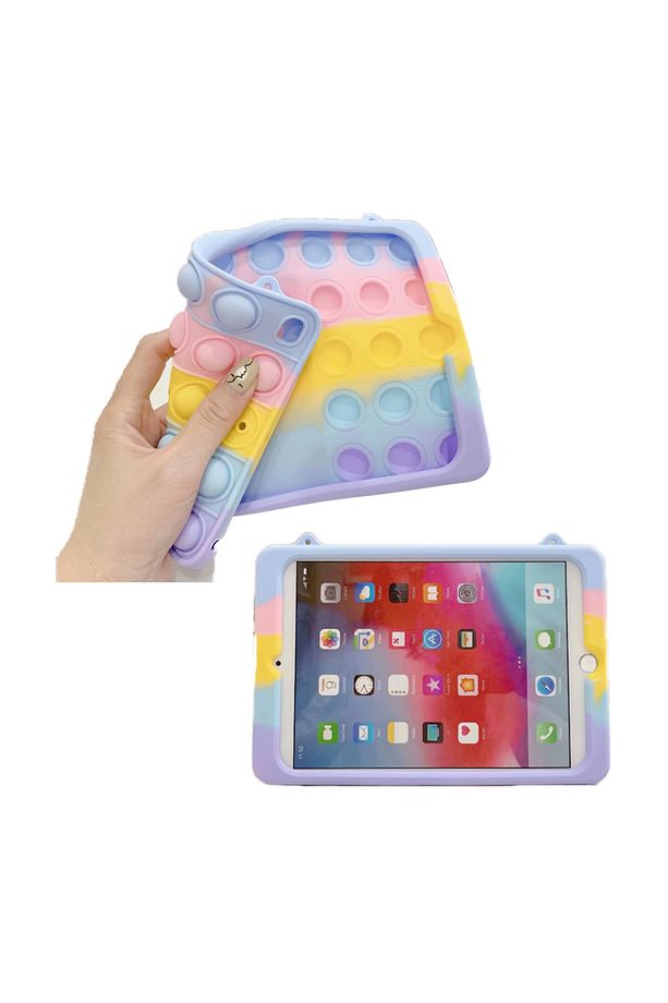 Samsung Galaxy Tab S9 Fe Plus/s7 Fe/s7/s8/s9/s10 Plus 12.4inç Kılıf Popit Standlı Eğlenceli Çocuk Kı - 3