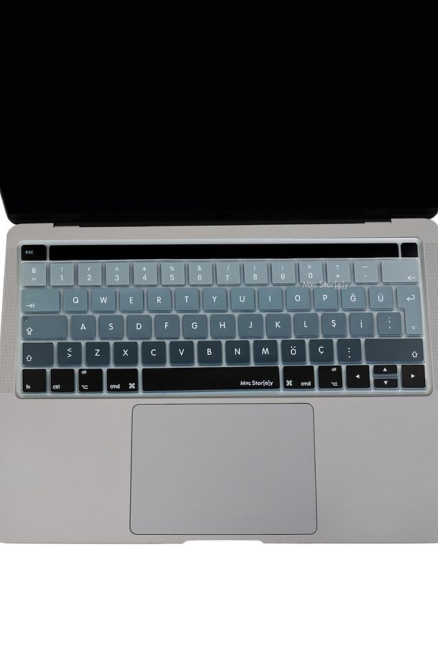 Macbook Pro Kılıf Klavye Koruyucu Türkçe Q Baskılı A1706 A1989 A2159 A1707 A1990 Ile Uyumlu Ombre - 4