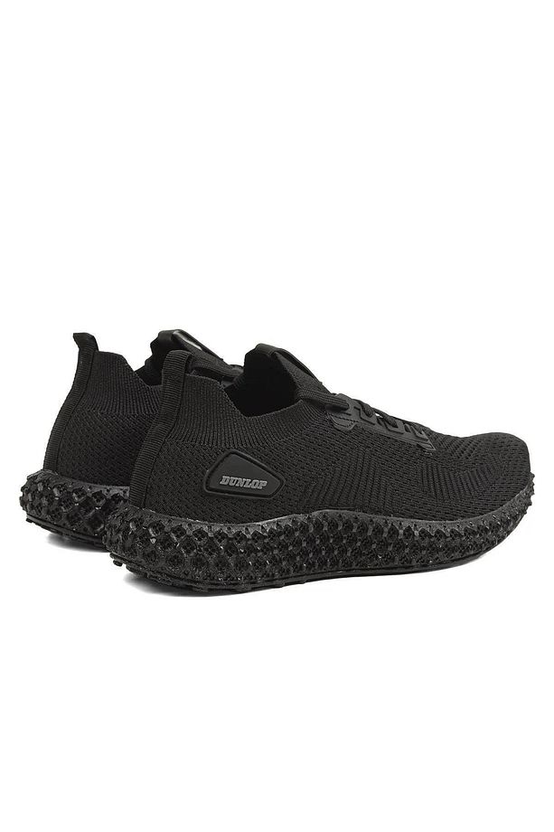 Orthopedix 1855 Siyah Anatomik Fileli Kumaş Erkek Bağcıklı Sneaker Spor Ayakkabı - 4