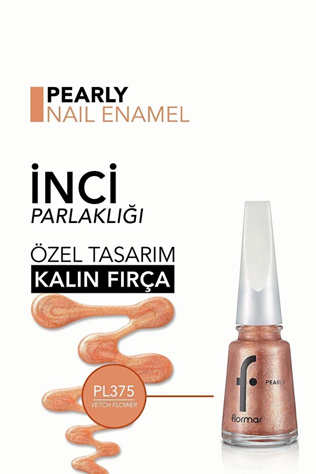 Sedefli Parlak Oje (KAHVE) - Pearly Nail E- - 5