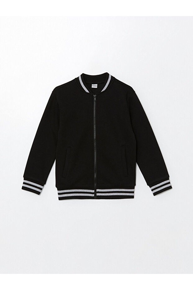 Lcw Kids Black Boy's Thick College Jacket