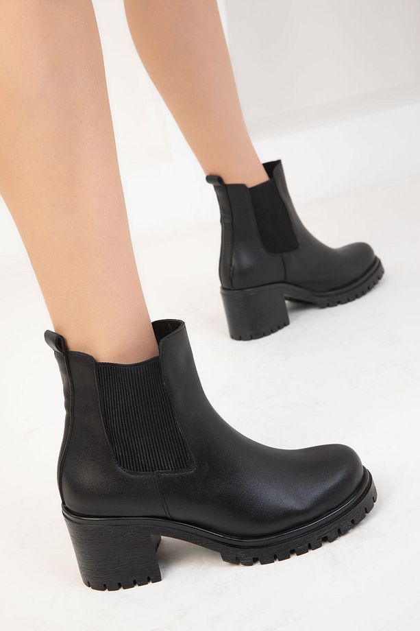 Siyah Kadın Bot & Bootie 19677 - 1
