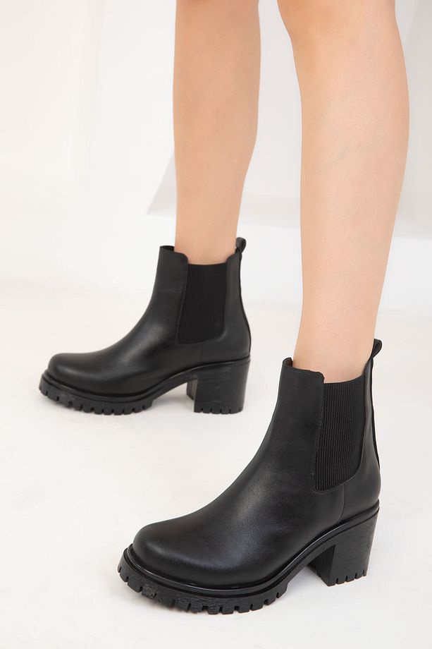 Siyah Kadın Bot & Bootie 19677 - 2