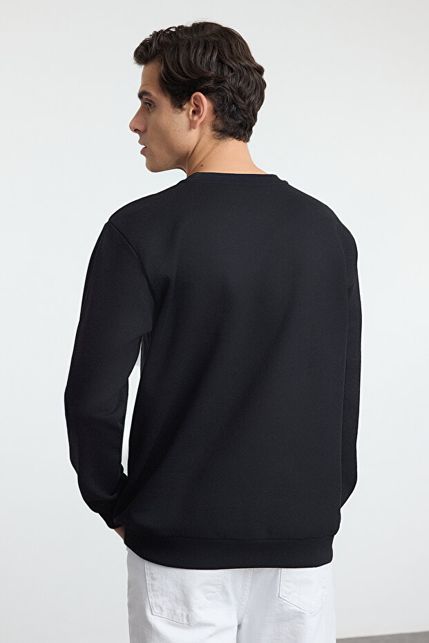 Siyah Garfield Orijinal Lisanslı Baskılı Regular/Normal Kesim Sweatshirt TMNAW21SW0569 - 5