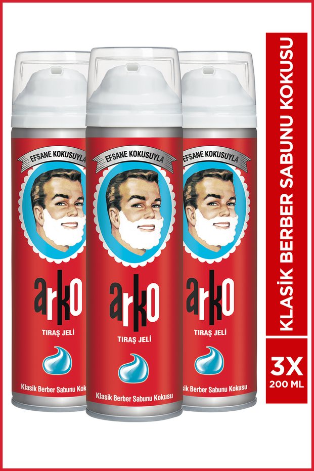 Efsane Tıraş Jeli 3x200 Ml