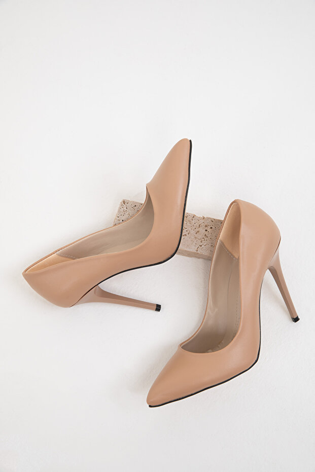 Nude Classic Damskie Buty Na Obcasie - 19720 - 4