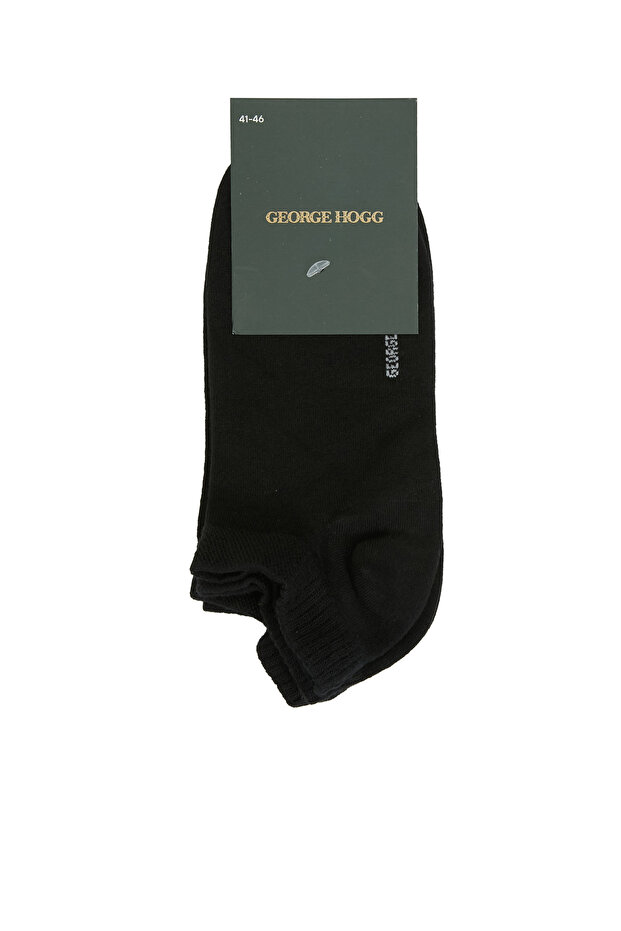 Siyah 2'li Erkek Bambu Çorap - 2