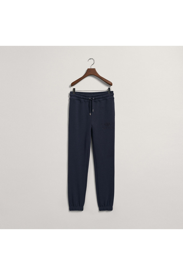 Kadın Lacivert Regular Fit Logolu Eşofman Altı - 3
