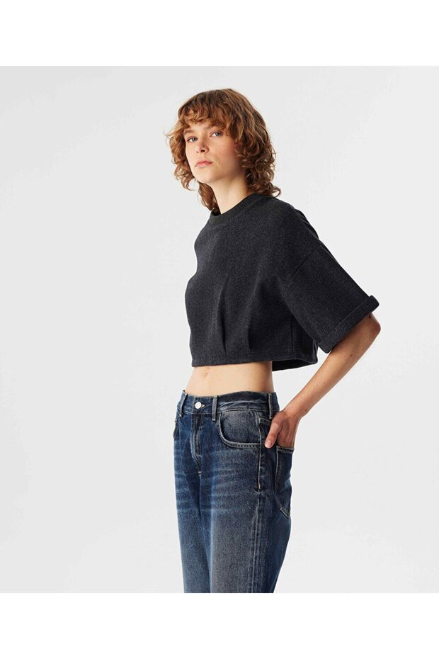 RİBANALI CROP BLUZ - 2