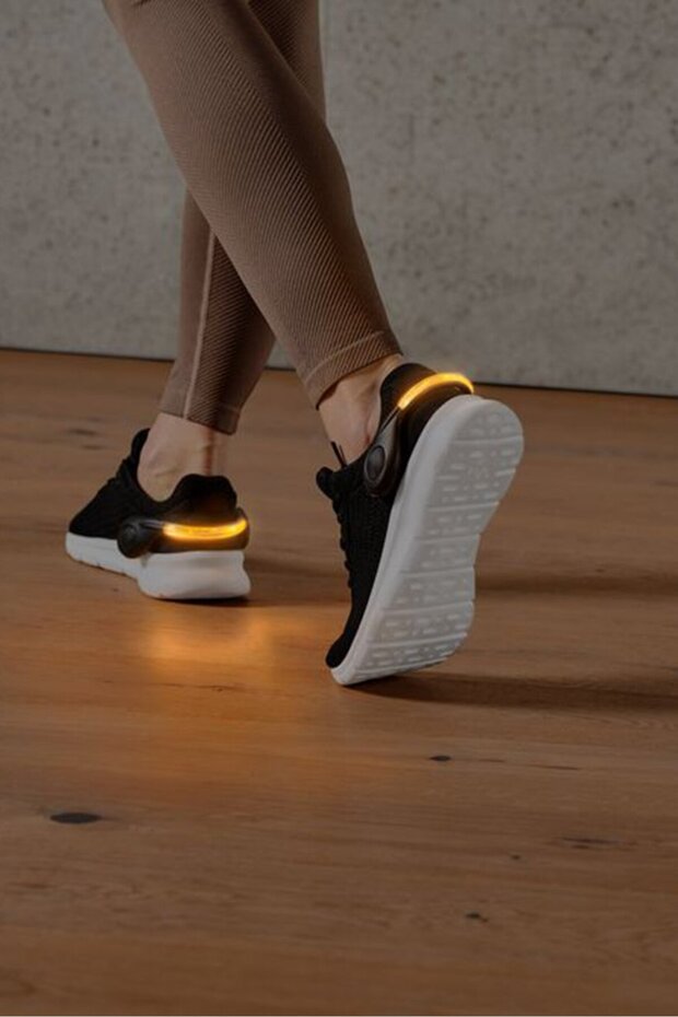 2 Pieces LED Shoe Clips, Black