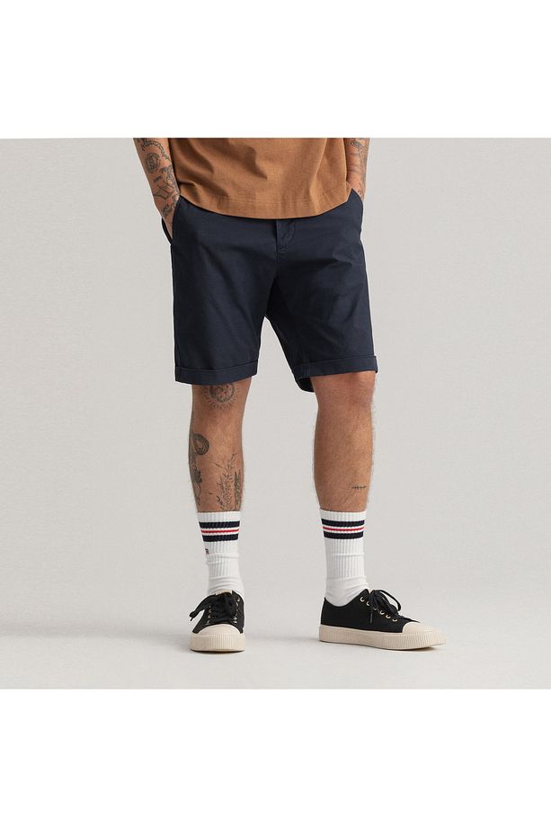 Erkek Lacivert Regular Fit Şort - 2