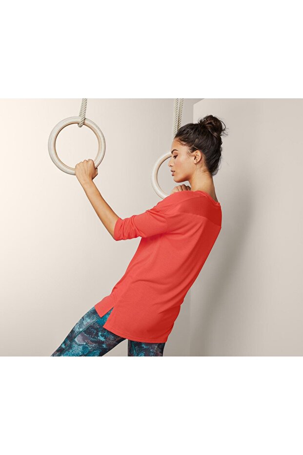 Women Sportswear Fit Training Top, Coral