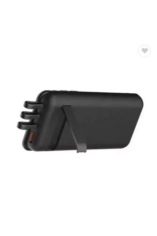 10.000 mAh Taşınabilir Powerbank Çoklu Kablolu vantuzlu ve Magsafe Özeliği cep telefonu Bataryası - 5