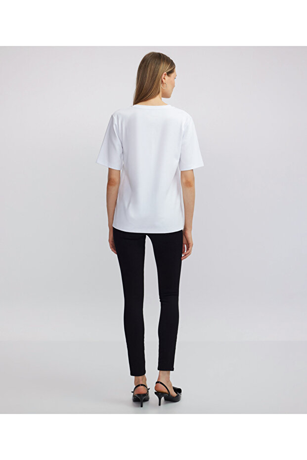 V yaka basic tişört - 6