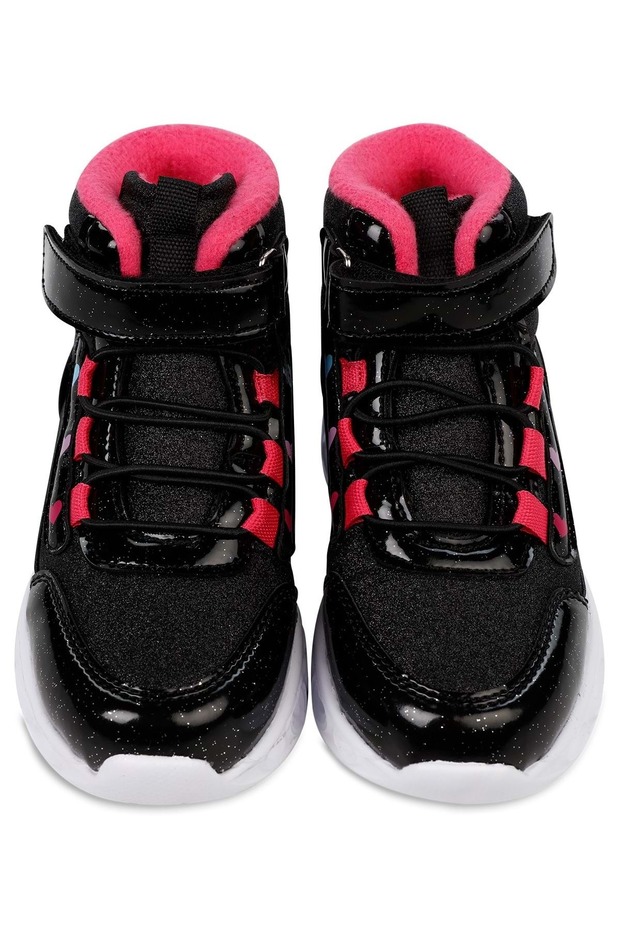 0879 Kız Çocuk Anatomik Taban Işıklı Bot - 3