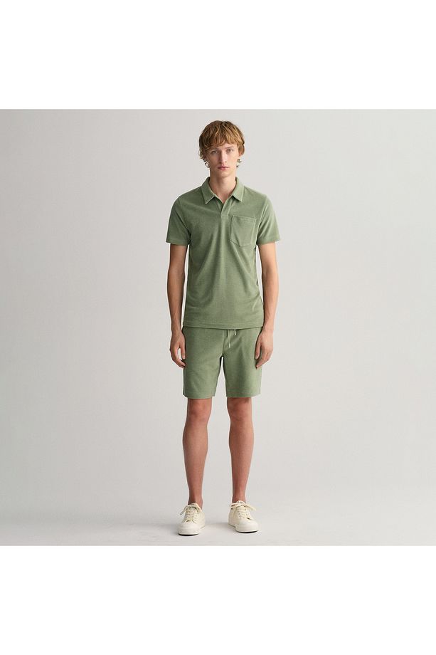 Erkek Yeşil Regular Fit Şort - 1