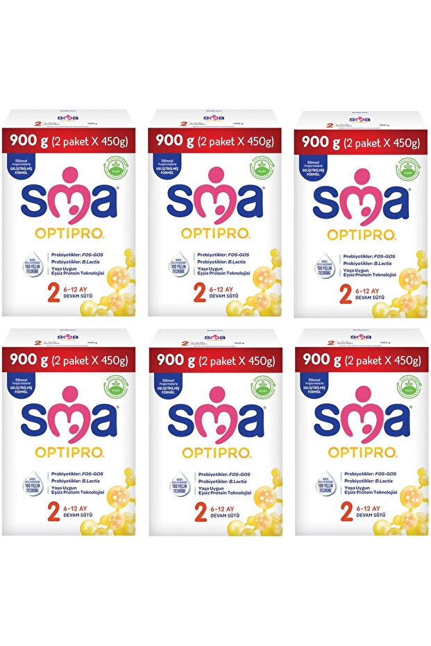 Optipro 2 Probiyotik Devam Sütü 900 gr 6 Adet - 1